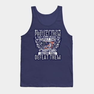 Military Quote Tank Top